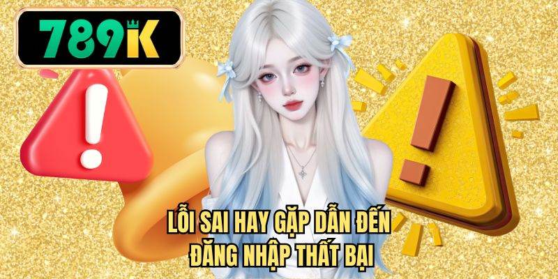 Lỗi sai hay gặp dẫn đến đăng nhập thất bại 